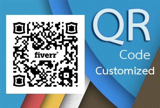 I will design a custom qr code with your logo