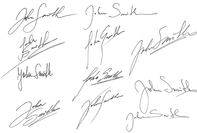 I will design a professional handwritten signature