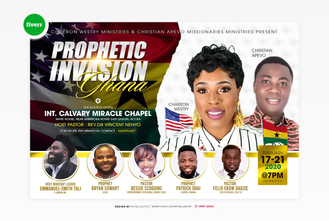 I will design amazing church and conference flyers