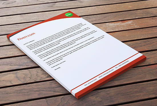 I will design awesome letterhead fast