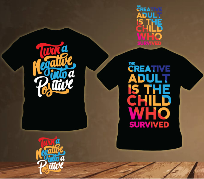 I will design awesome t shirt design typography t shirt
