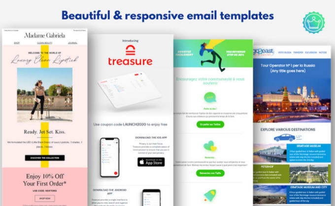 I will design beautiful, responsive email template