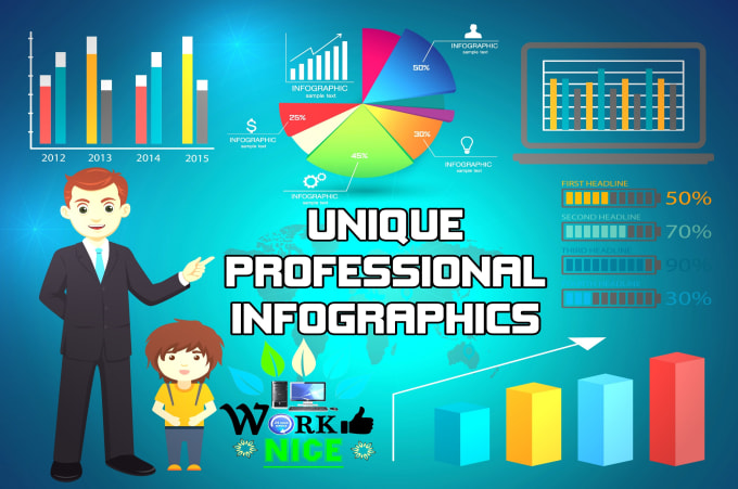 I will design creative and professional business infographic
