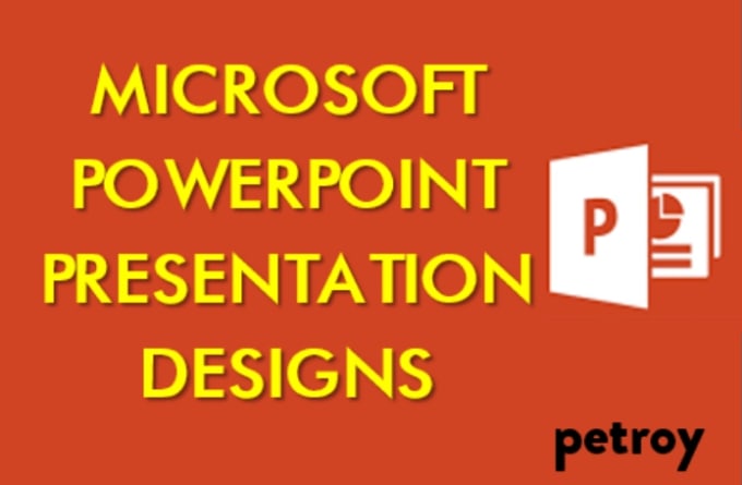 I will design excellent professional ms powerpoint presentations