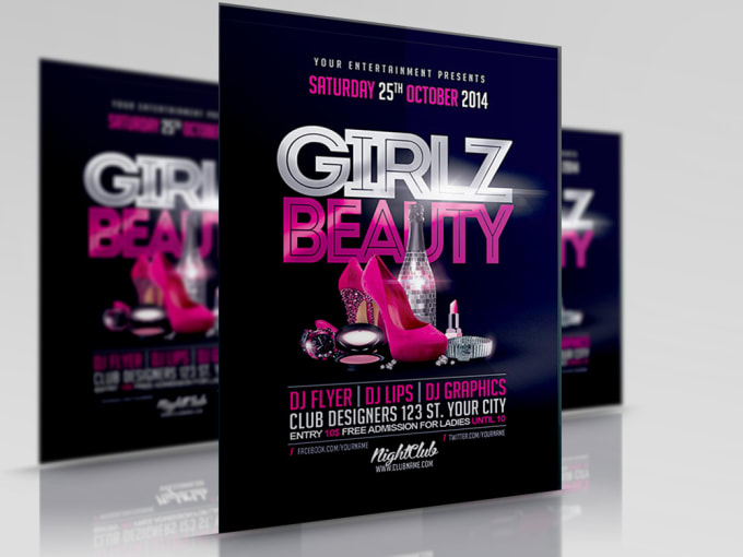 I will design Fashion Flyers And Posters Within One Day