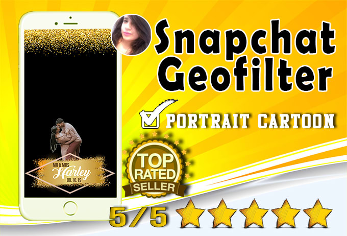 I will design high quality hq snapchat geofilter snapchat filter