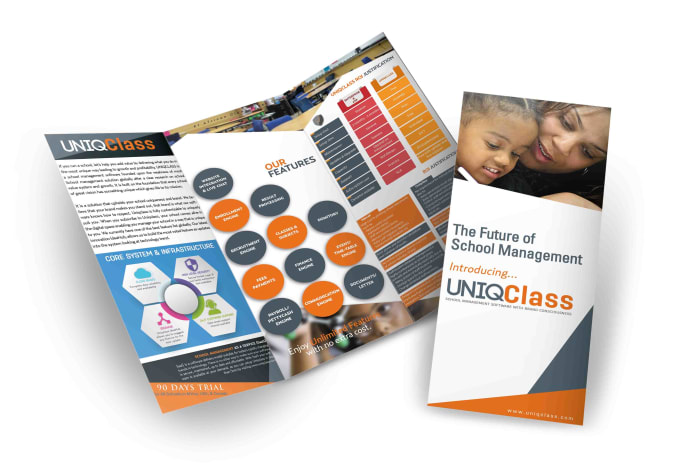 I will design professional brochure design and trifold