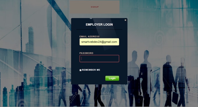 I will design signup and login form for your website in 24 hrs