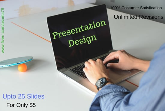 I will design ,type your presentation on powerpoint in few hours