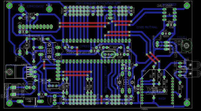 I will design your pcb dual or single layer with eagle