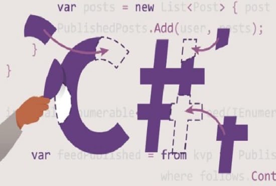 I will develop applications in csharp