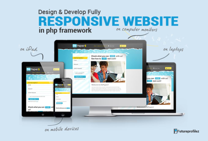 I will develop PHP website fully responsive