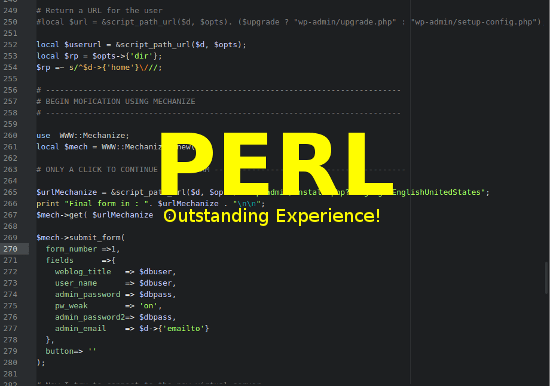 I will develop your perl script