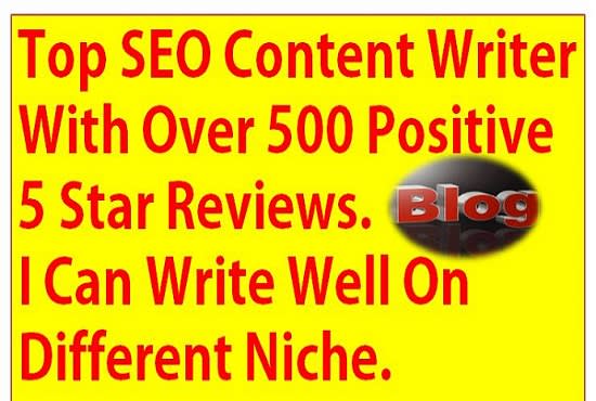 I will do 1200 words SEO article writing, blog writing, content writing on any topic