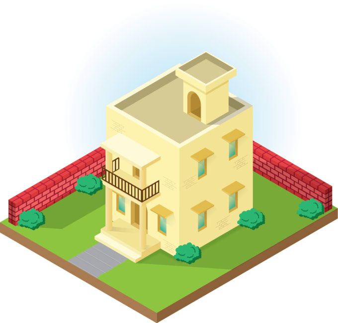 I will do 2d isometric projection and info graphics