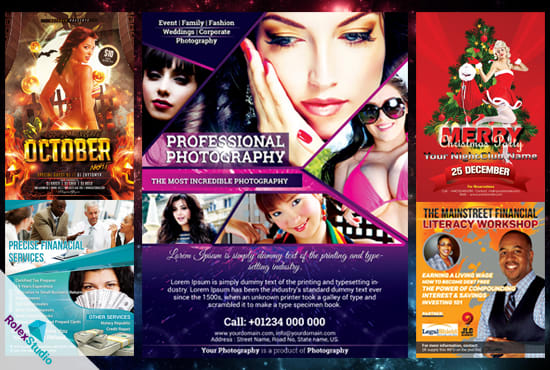 I will do attractive print ready flyer and poster design 24 hrs