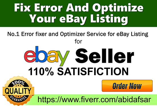 I will do eBay Listing Search Engine Optimization SEO