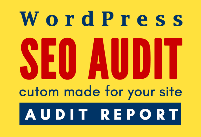 I will do full SEO audit report with action plan