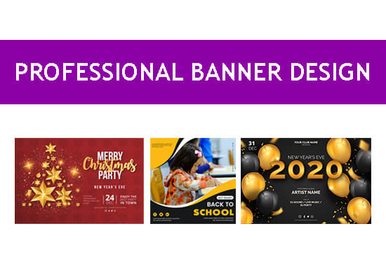 I will do professional banner design