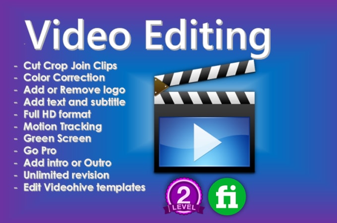 I will do professional video editing