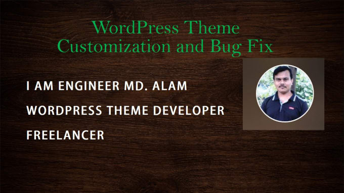 I will fix wordpress error, and customize the theme