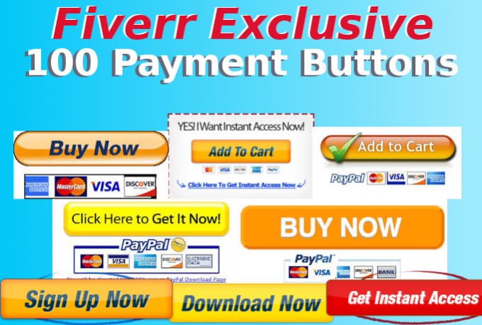 I will give you 100 Payment Buttons