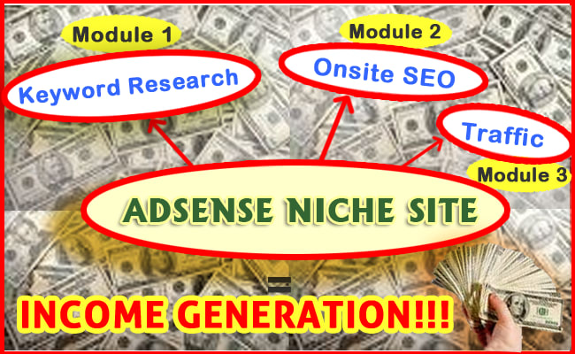 I will give you a complete adsense site building training course