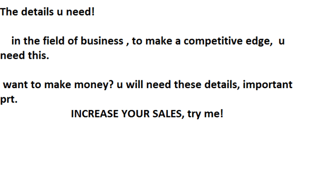 I will make a best business strategy in innovative way