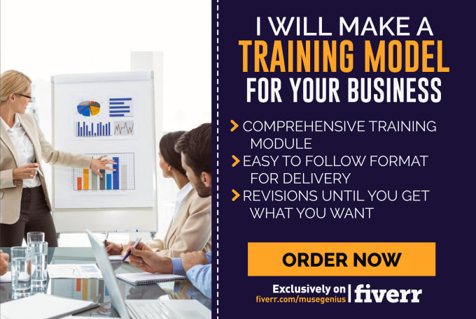 I will make a training model for your business