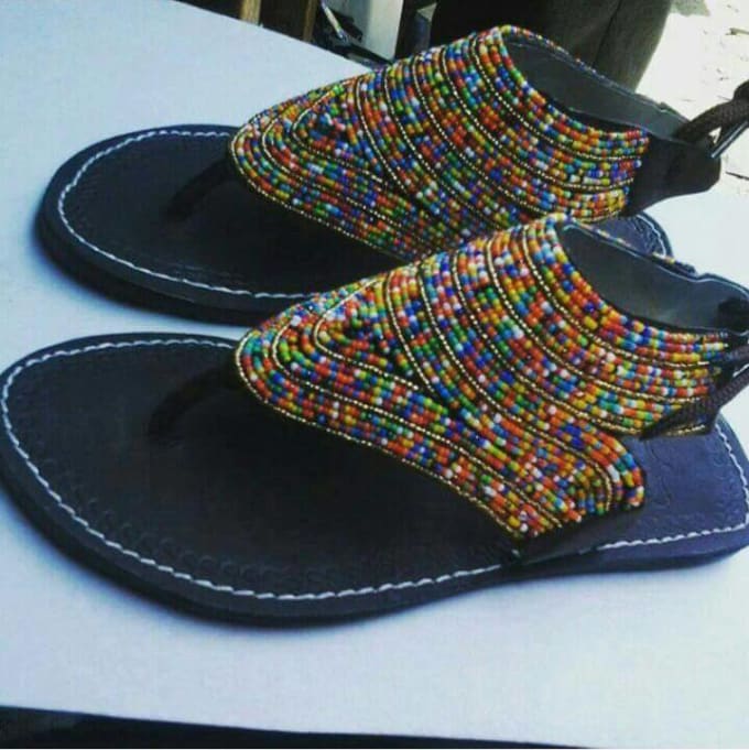 I will make and ship fabulous african sandals and belts
