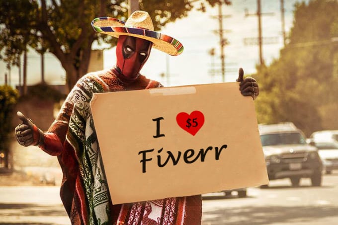 I will make deadpool to hold you sign