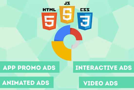 I will make HTML5 animated app promo ads, website banners