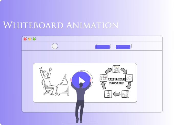 I will make whiteboard text animation
