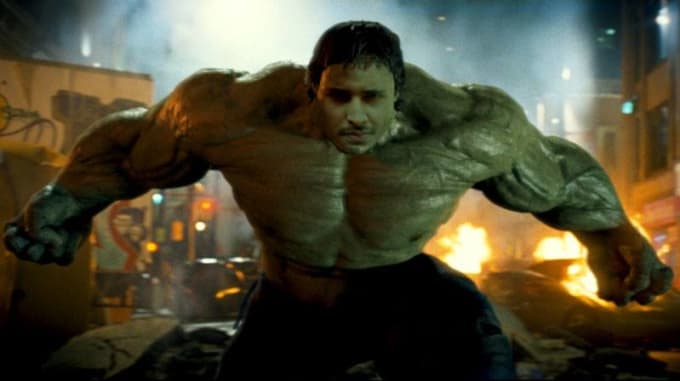 I will merge your picture in Incredible Hulk body