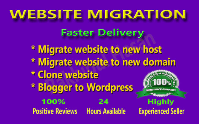 I will migrate or transfer your website to new host or domain