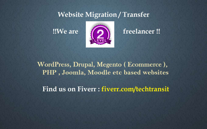 I will move or transfer your website to new host