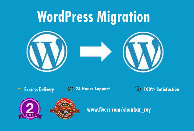 I will move, transfer or migrate wordpress