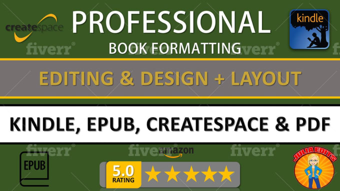 I will perfectly format book for kindle ebook, epub ebook formatting, print