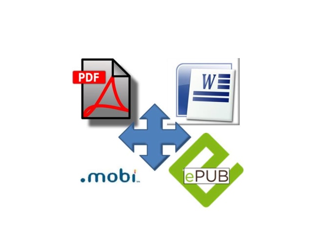 I will perform conversion across mobi, pdf, word, and epub format