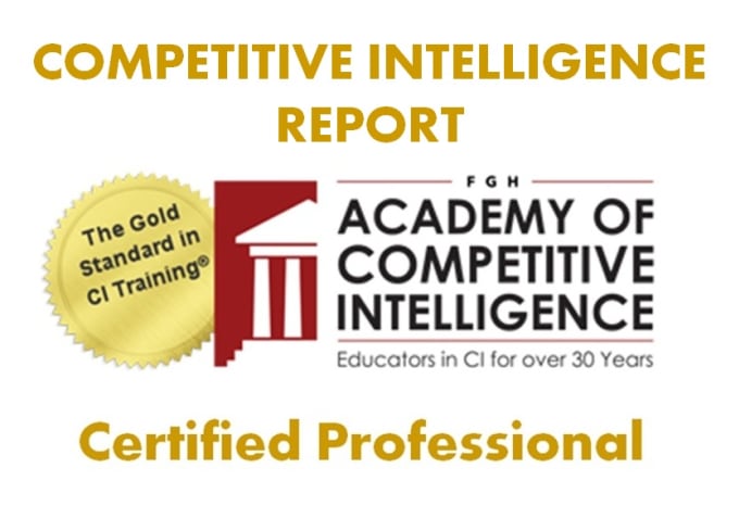 I will professional competitive intelligence research