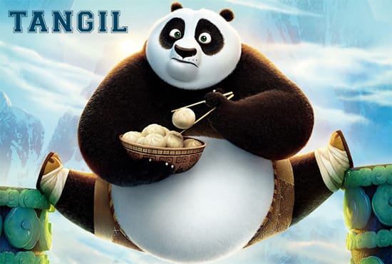 I will promote LOGO or TeXT with Funny KungFu Panda Animation Video