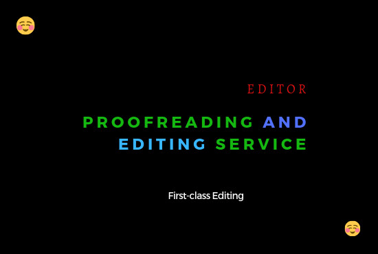 I will proofread and edit your book