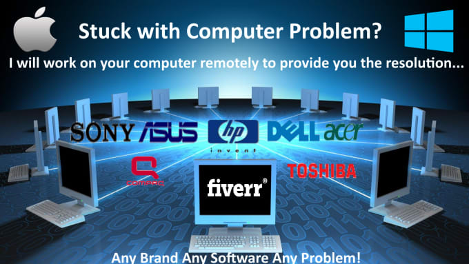 I will provide remote computer support on fiverr exclusively