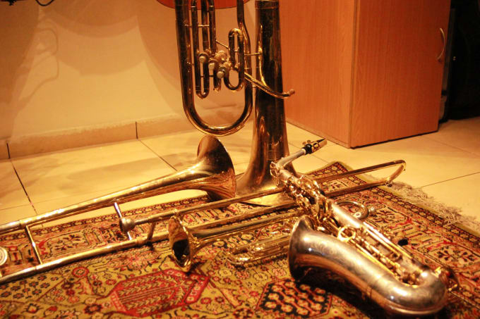 I will record a brass section, sax, trumpet, french horn, trombone, euphonium