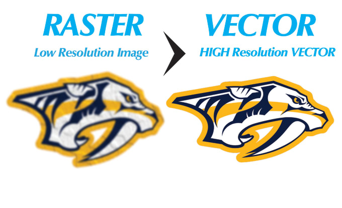 I will redraw logo, convert image into vector