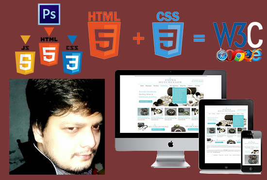 I will responsive psd, figma to html, bootstrap, w3c validate