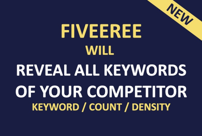 I will reveal the SEO keywords of your competitor
