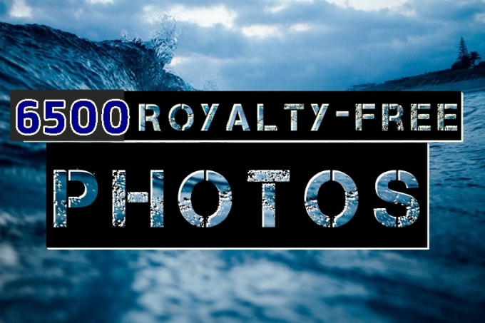 I will send 6500 royalty free stock images