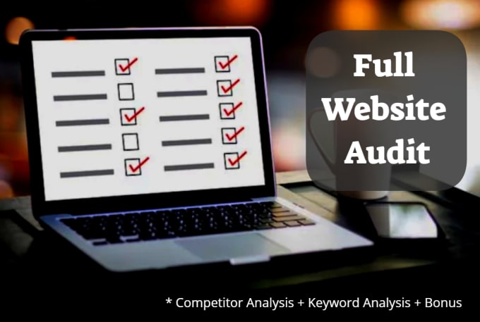 I will seo website audit report, competitors, keyword research