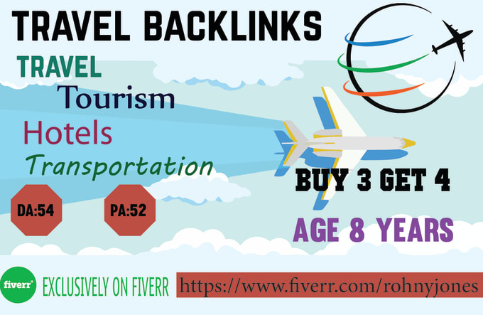 I will travel guest post of pa 51 SEO backlinks